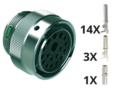 Conector AHDM06-24-18S