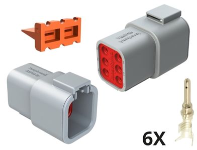 Conector ATP04-6P