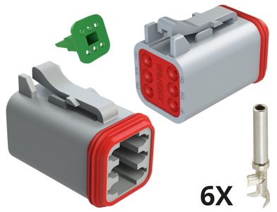 Conector AT06-6S
