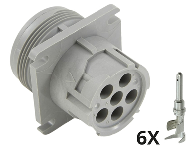 Conector AHD10-6-12P